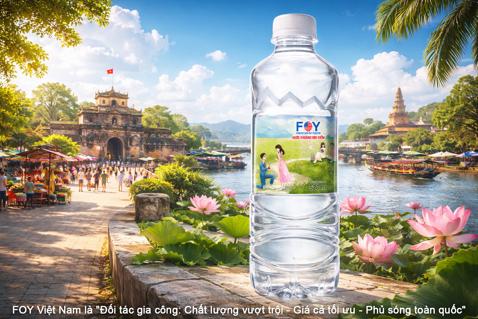 Cơ hội vàng trở thành Đại lý nước uống ở Thành phố Huế cùng FOY Việt Nam