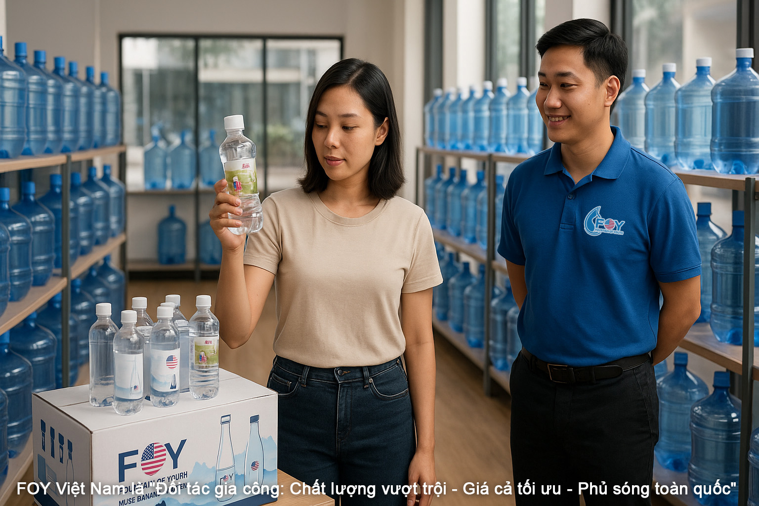 Mô hình đại lý nước uống hiệu quả: Cơ hội vàng trong ngành nước suối FOY Việt Nam