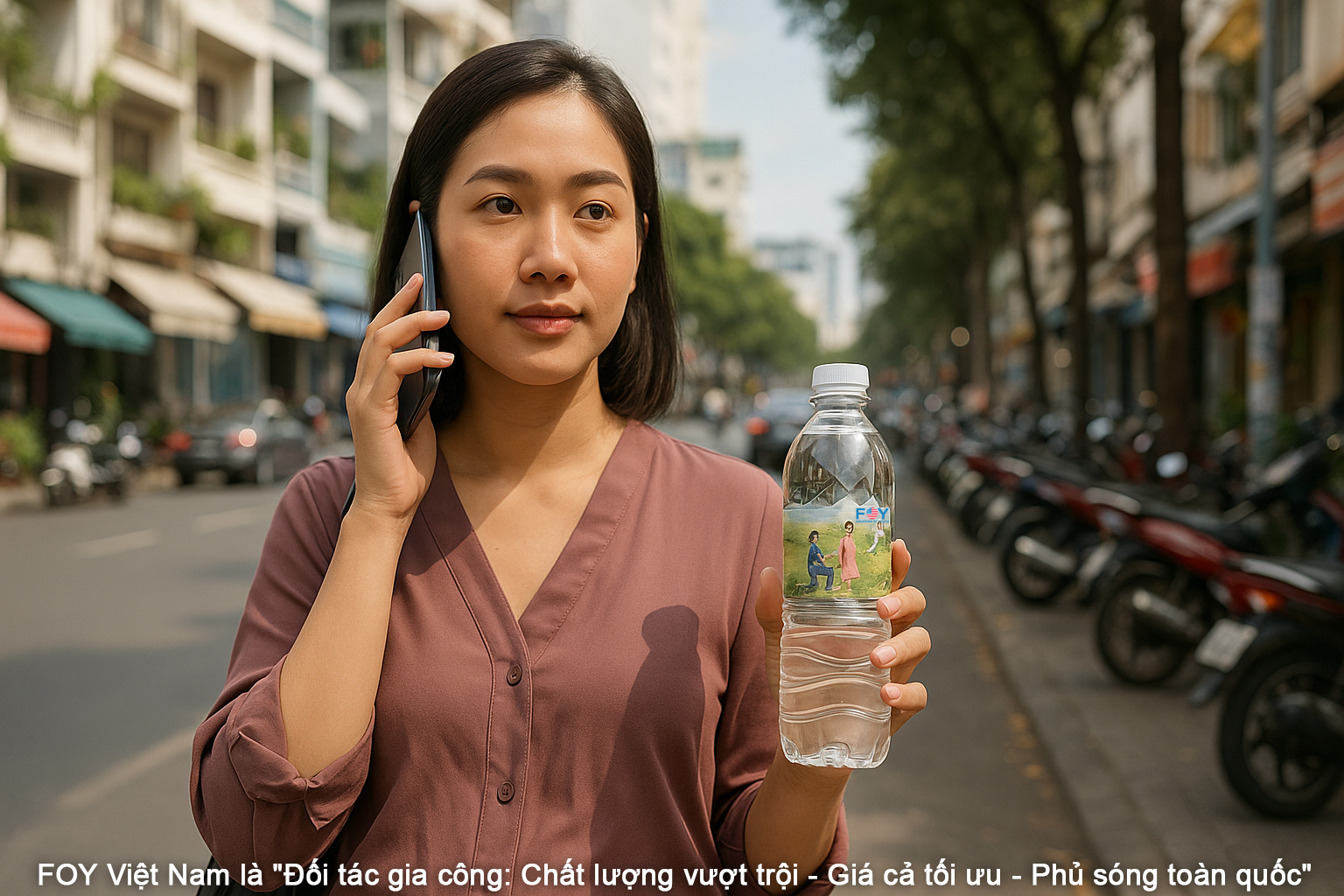 Trải nghiệm mì vịt tiềm Thị Nghè cùng nước uống đóng chai ion kiềm FOY