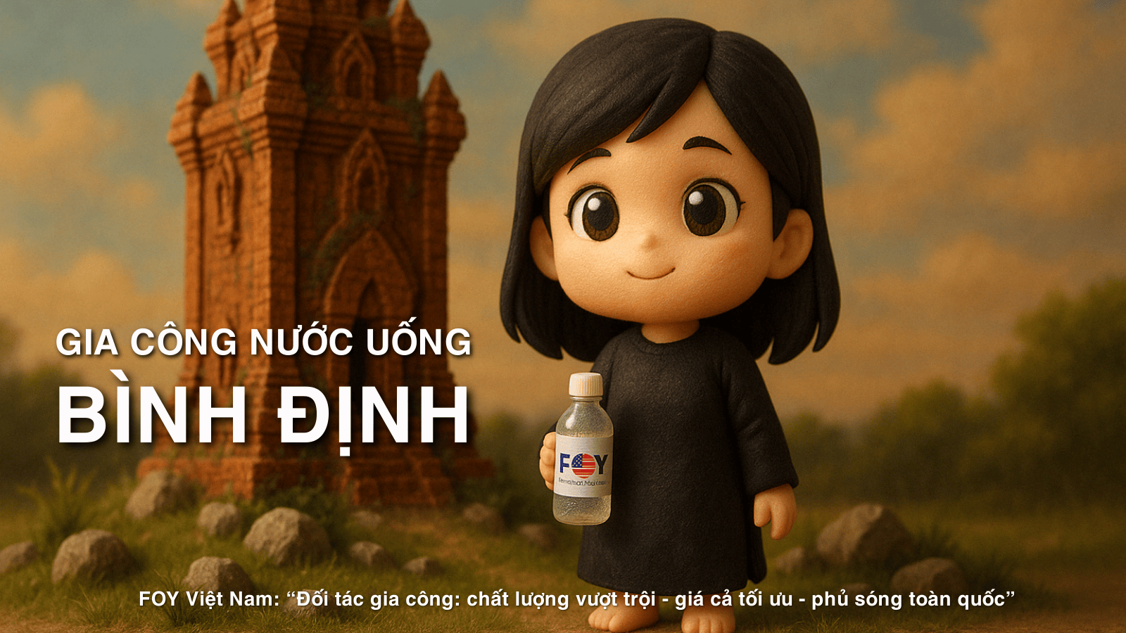 Đối tác gia công nước uống tại Bình Định