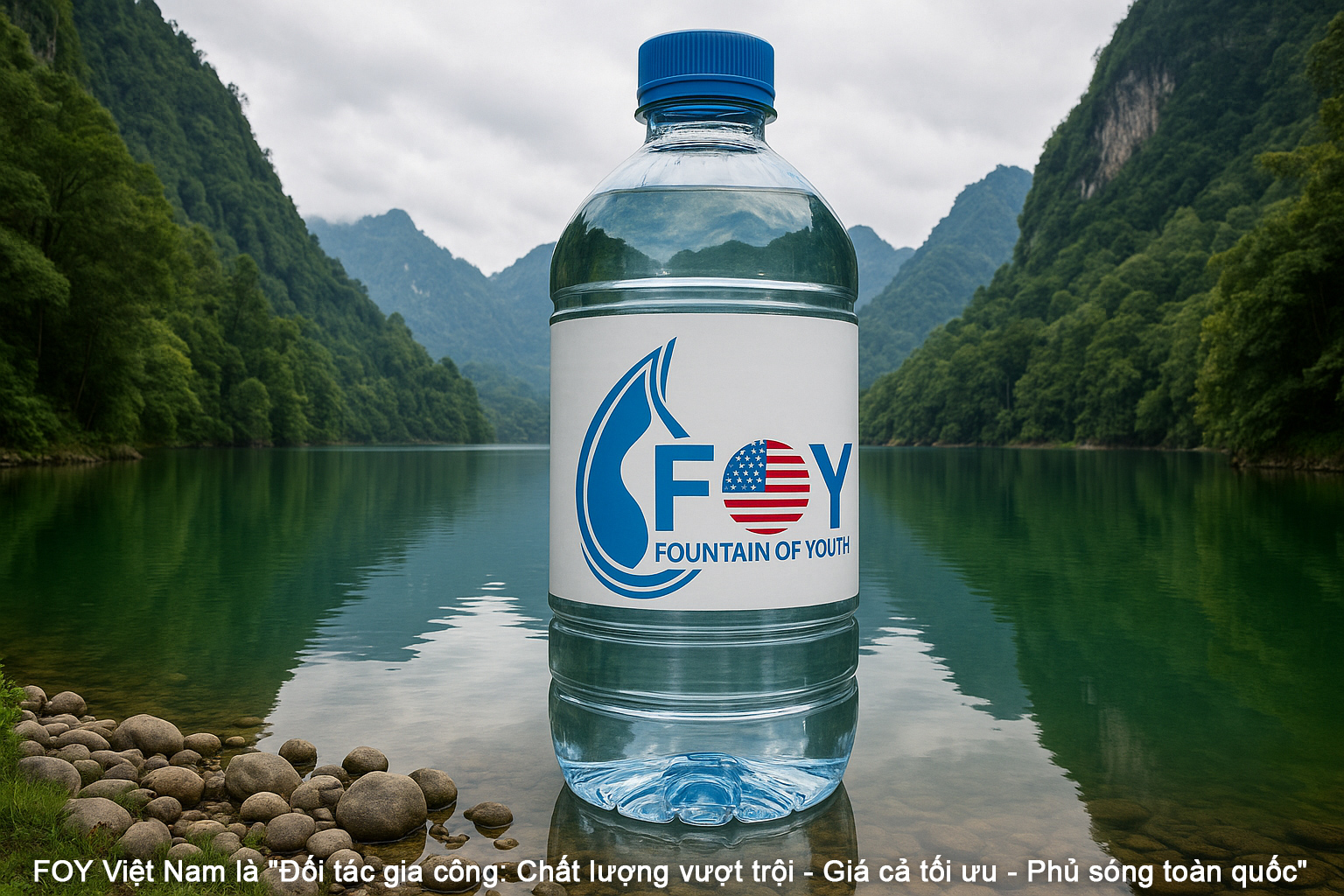 Gia công nước uống đóng chai in nhãn riêng tại Bắc Kạn