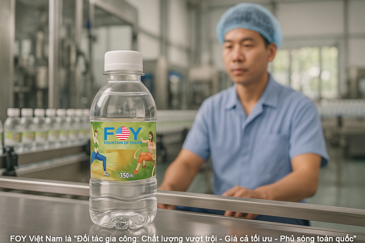 Tăng Nhận Diện Thương Hiệu Với Nước Đóng Chai 330ml In Logo Theo Yêu Cầu