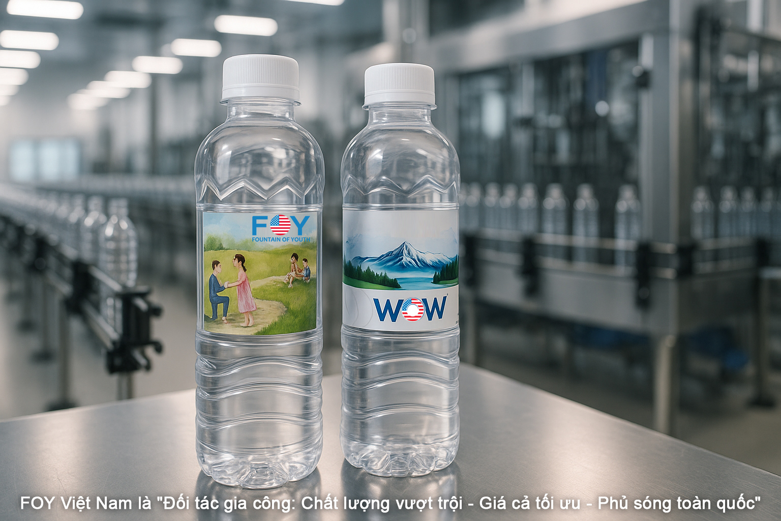 Tạo Dấu Ấn Thương Hiệu Với Dịch Vụ Gia Công Nước Uống Đóng Chai Chuyên Nghiệp