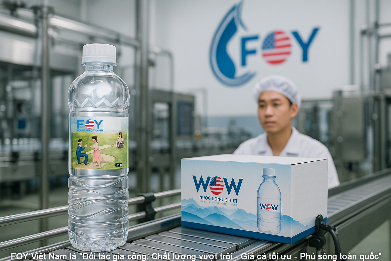 Nhận gia công nước ion kiềm đóng chai theo yêu cầu tại Lâm Đồng