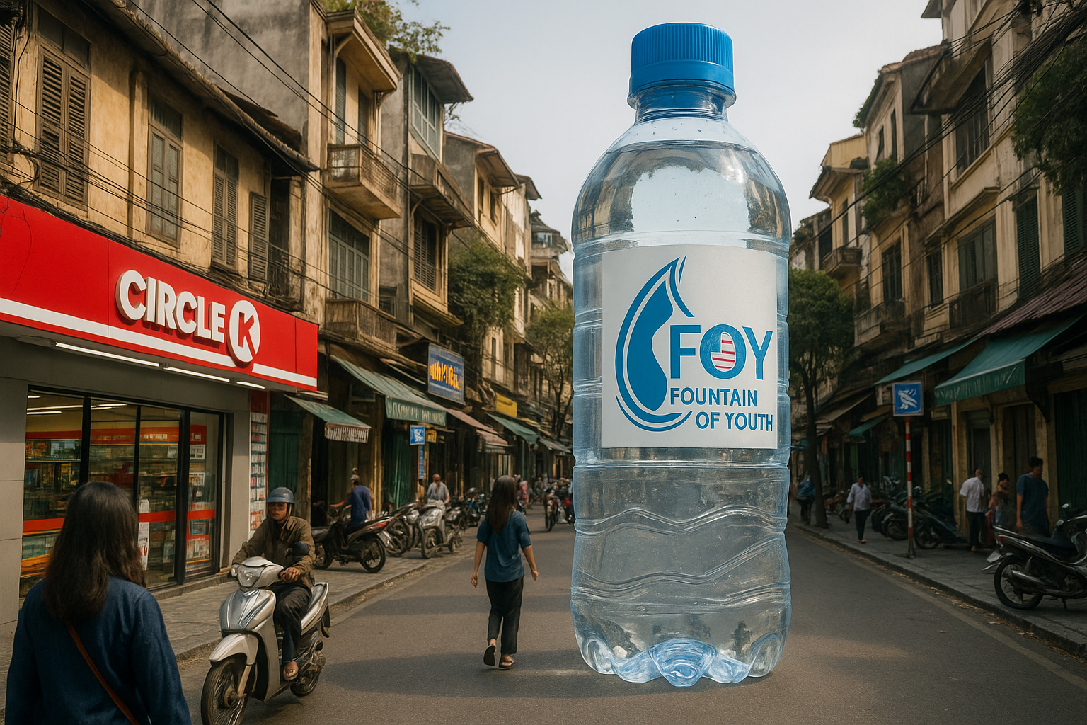 Mua Nước Ion Kiềm Ở Cửa Hàng Circle K Hà Nội