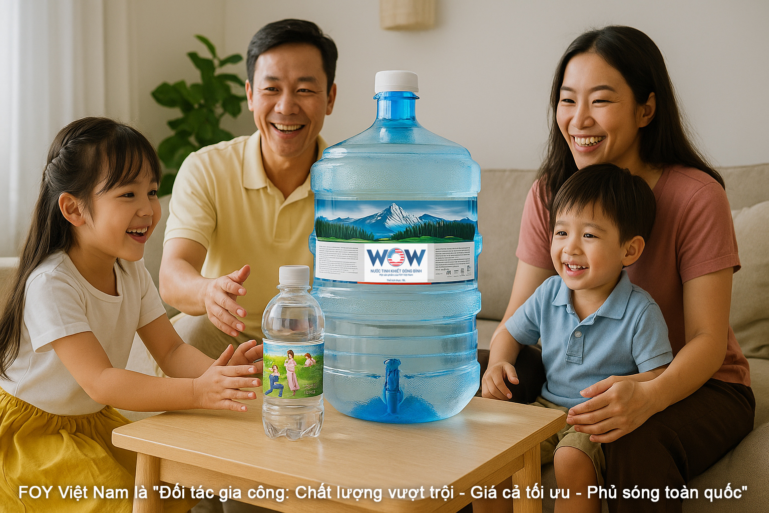 Nước Tinh Khiết WOW 19L – Lựa Chọn An Toàn Và Tiện Lợi Cho Mọi Nhà