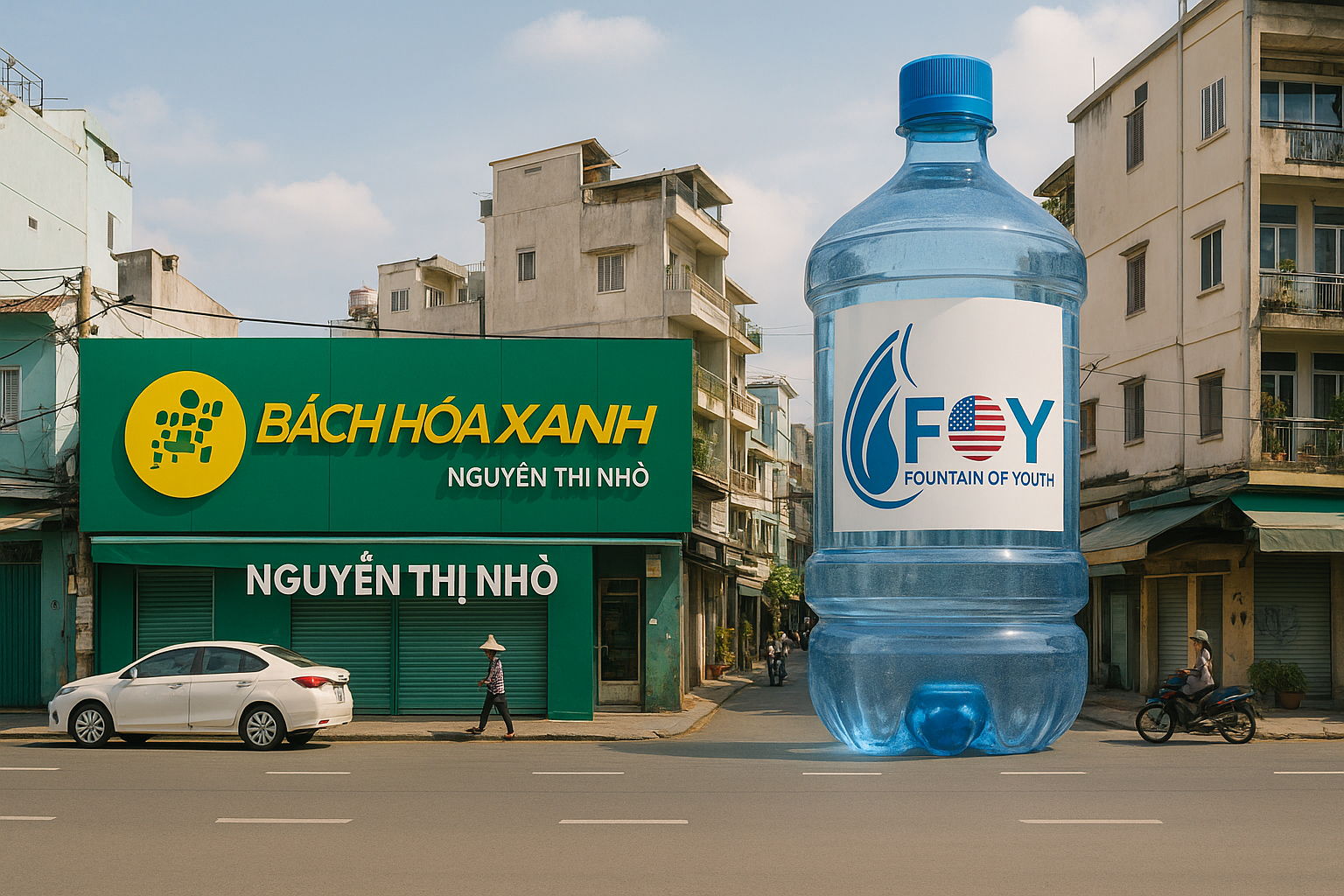 Miễn phí giao nước uống gần Bách Hoá Xanh Nguyễn Thị Nhỏ