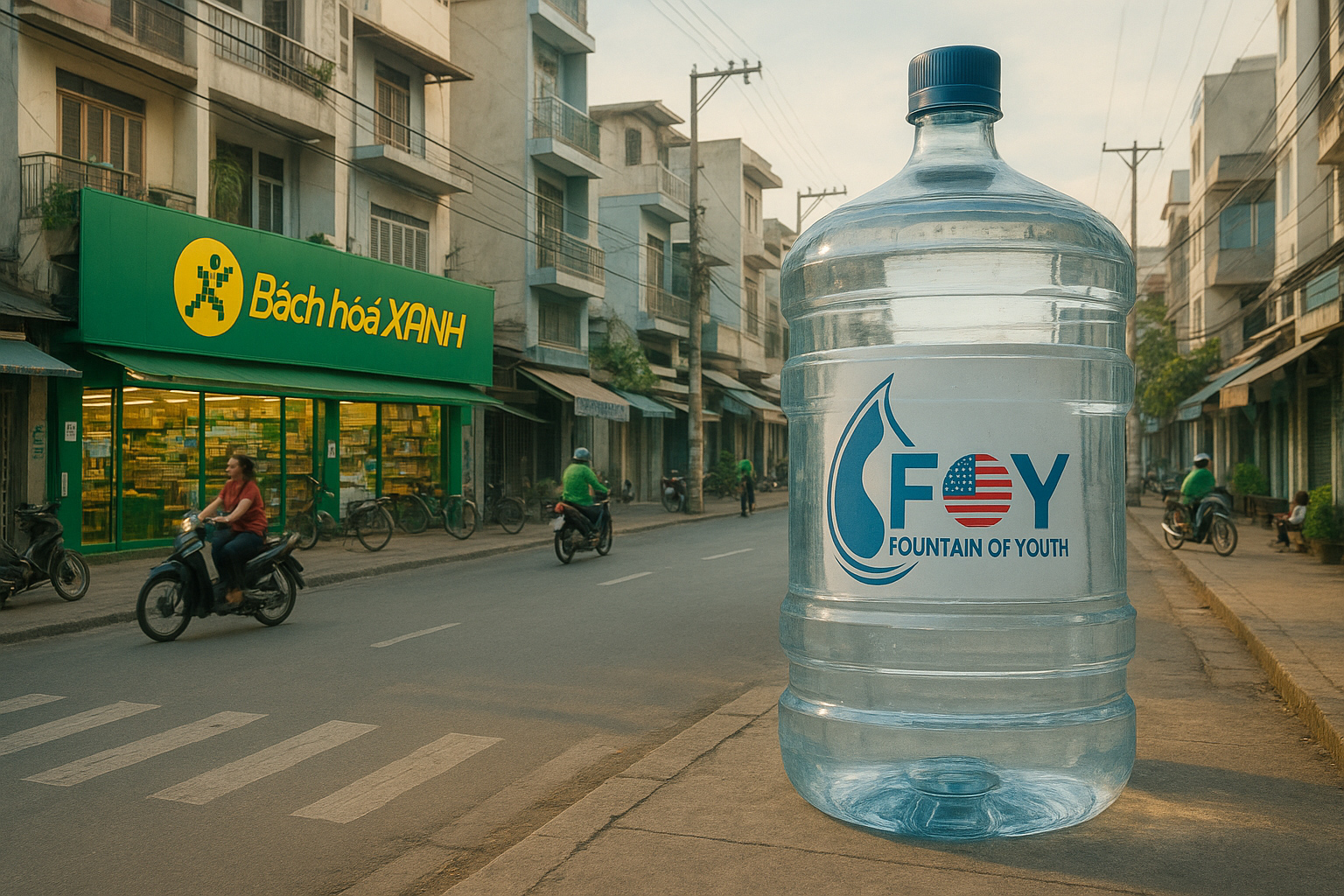 Miễn phí giao nước uống gần Bách Hoá Xanh Lê Văn Việt