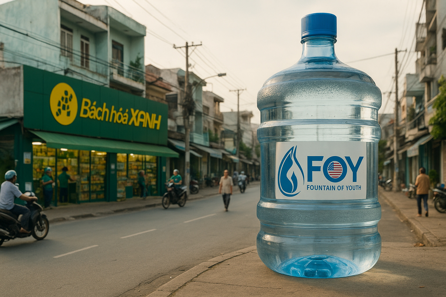 Miễn Phí Giao Nước Uống Gần Bách Hoá Xanh Lý Phục Man