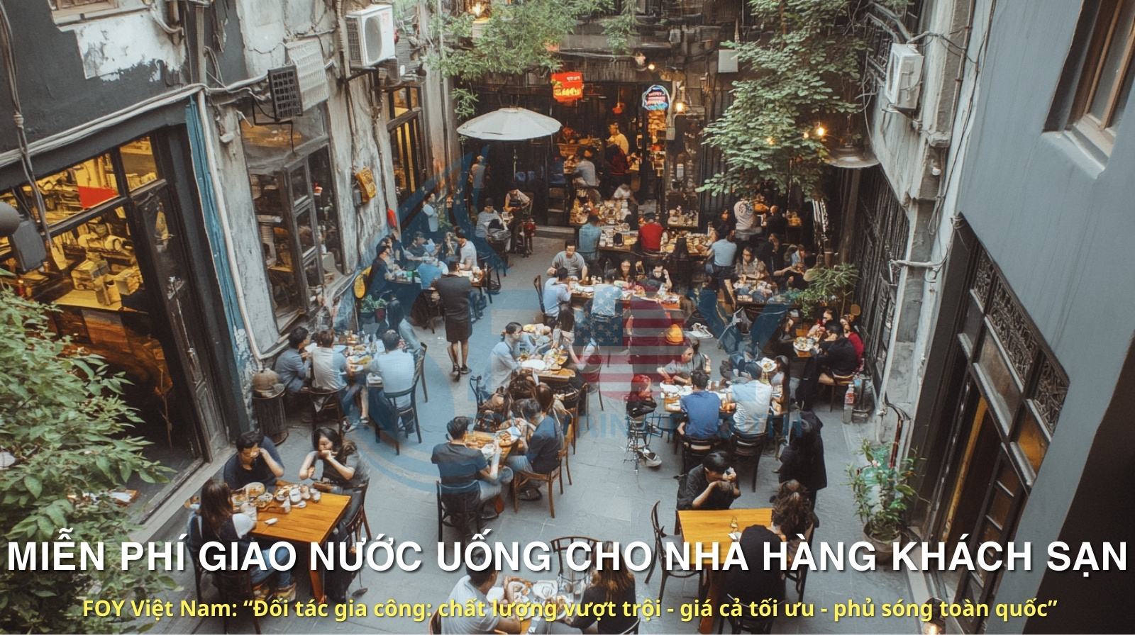 Giao nước tinh khiết cho nhà hàng khách sạn
