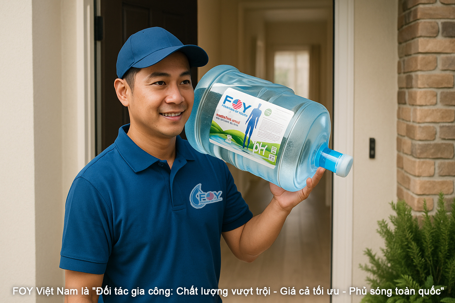 Lựa chọn nước uống đóng bình giao tận nhà: Xu hướng tiện lợi, an toàn cho sức khỏe hiện đại