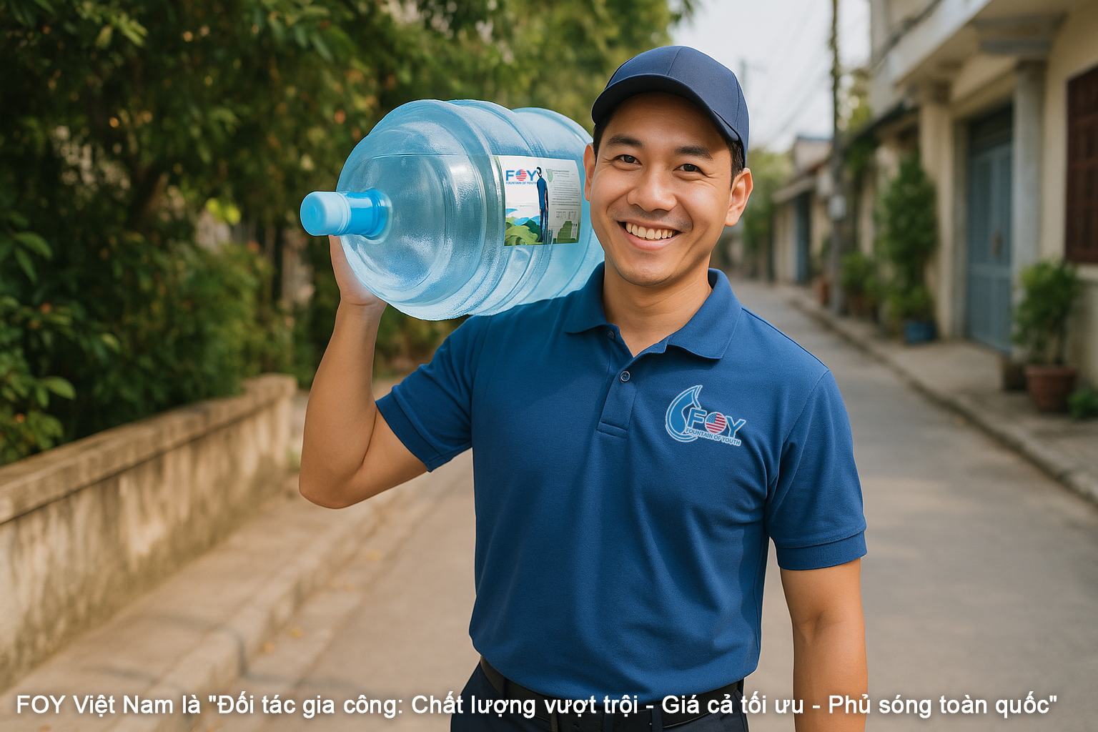 Giá nước kiềm đóng chai tại chợ Quỳnh Mai, Hai Bà Trưng