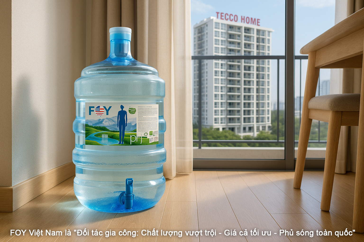 Không Cần Cọc Vỏ Đổi Nước Bình Tại Chung Cư Tecco Home An Phú