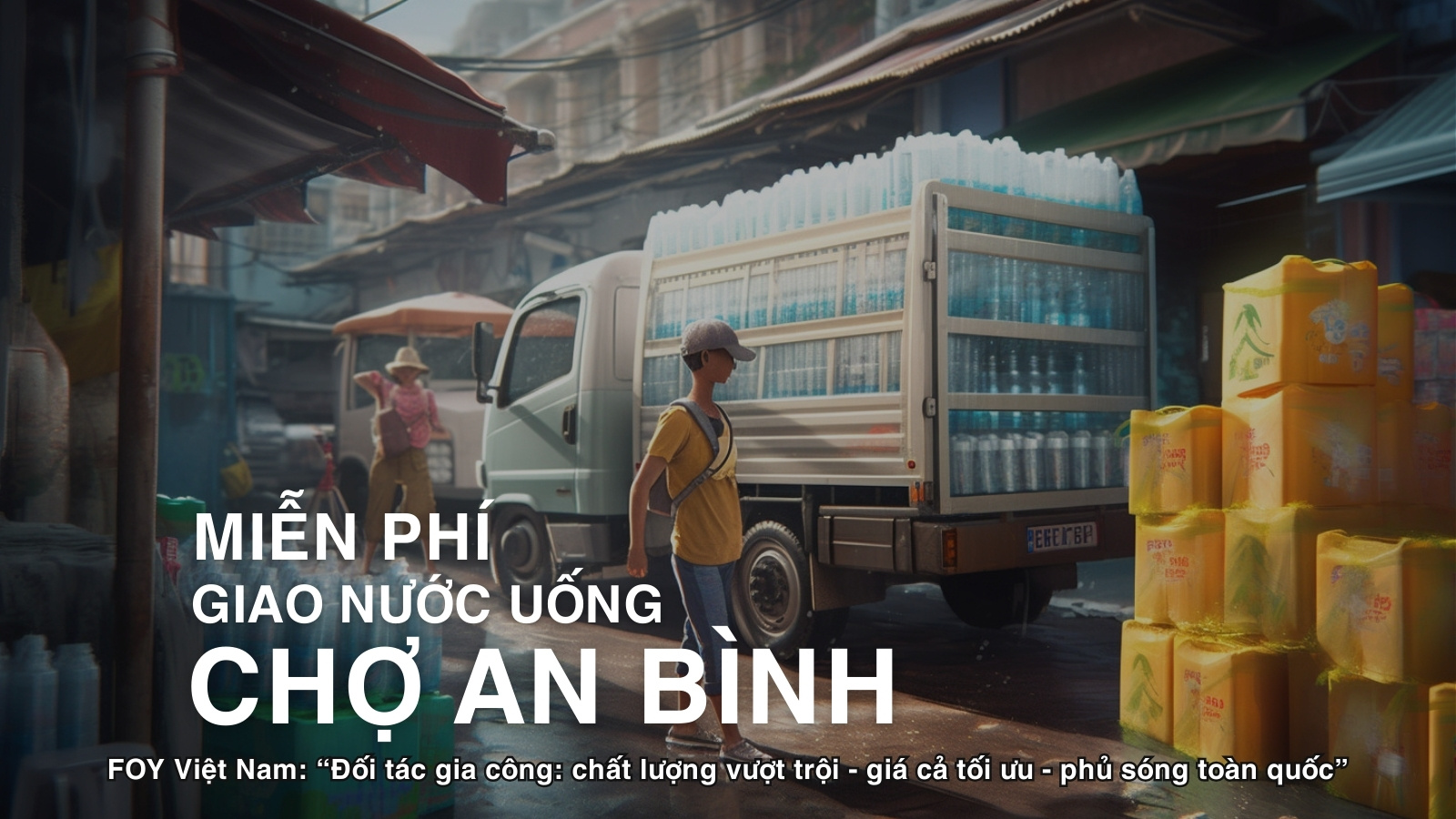 Miễn Phí Giao Nước Tận Nhà Gần Chợ An Bình