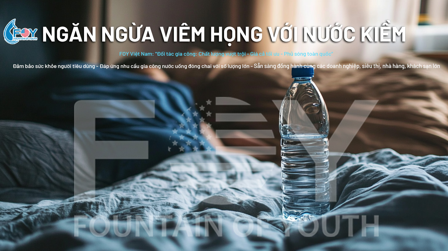 Ngăn ngừa viêm họng tại nhà khi vào đông với nước ion kiềm