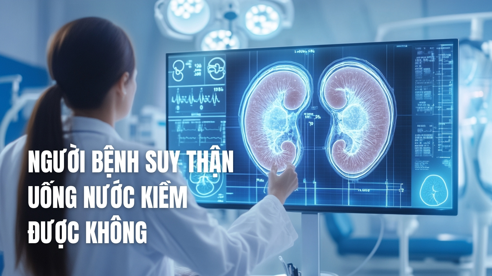 Người bệnh suy thận uống nước kiềm được không?