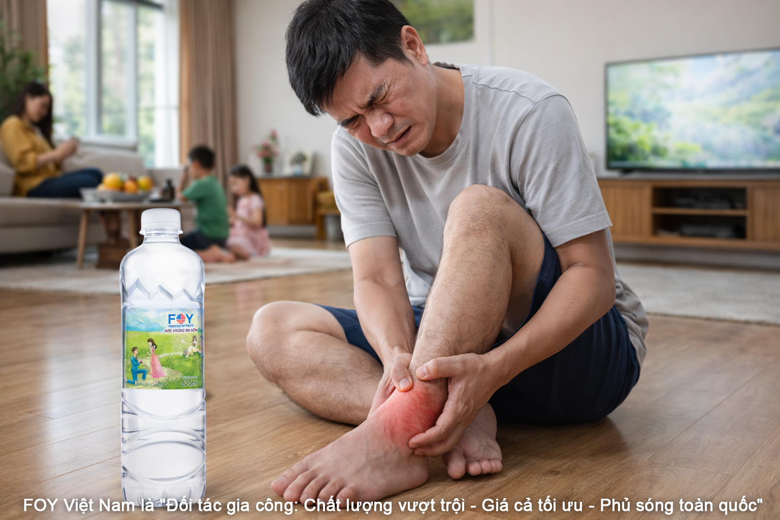 Giảm đau nhức cơ bắp với nước ion kiềm cân bằng pH cơ thể