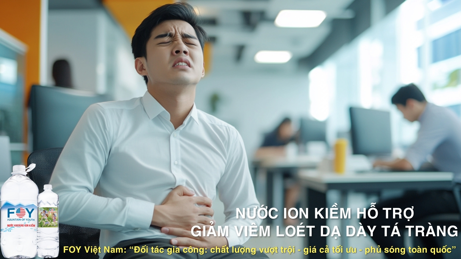 Nước ion kiềm hỗ trợ giảm viêm loét dạ dày tá tràng như thế nào