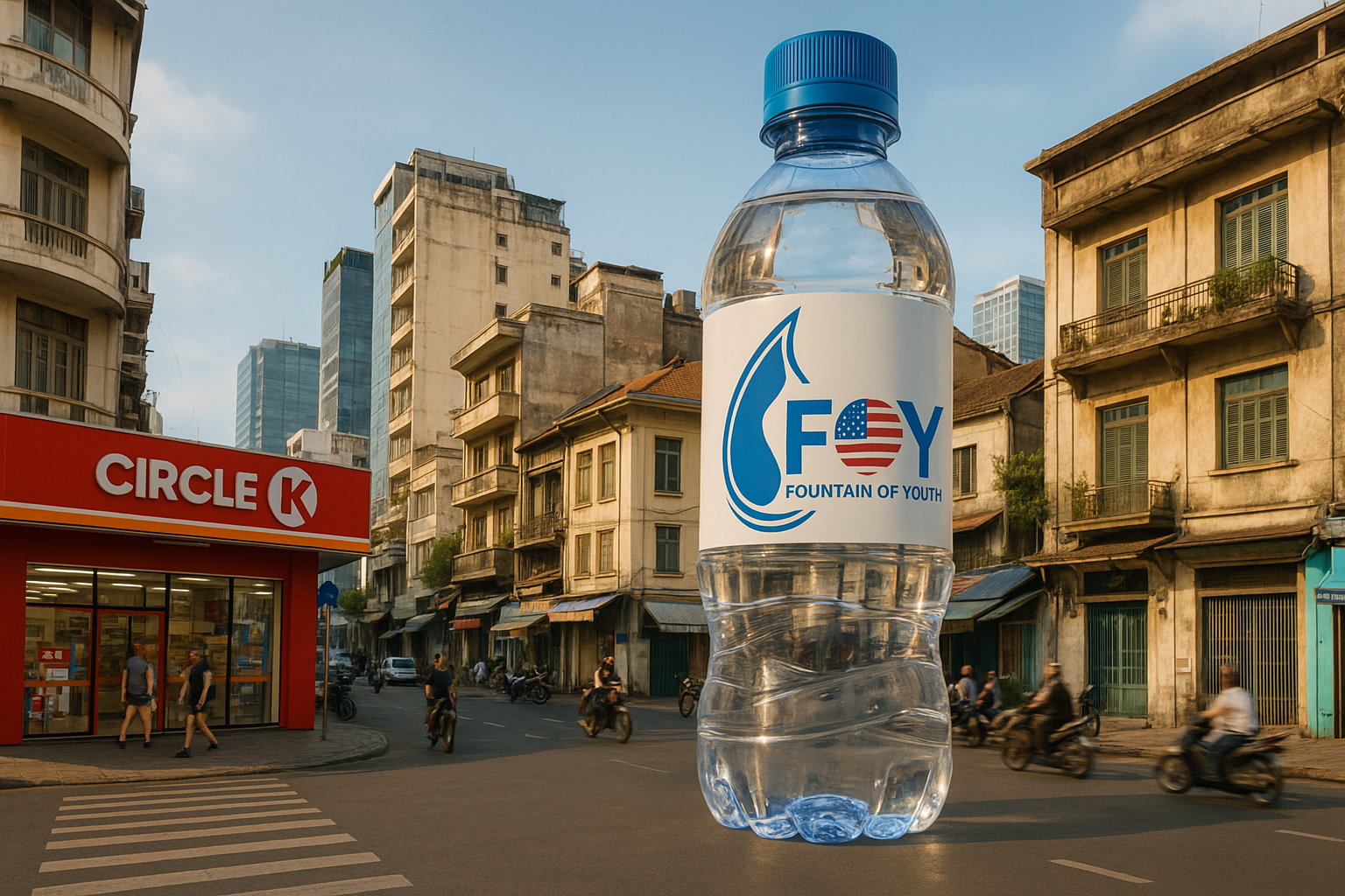 Nước Ion Kiềm Mua Ở Cửa Hàng Circle K Quận 1