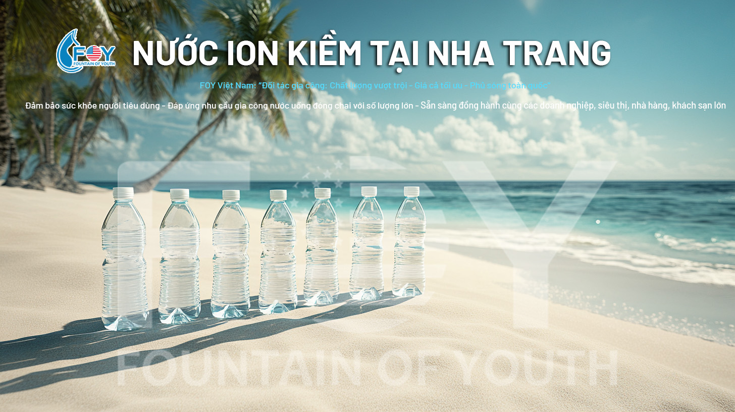 Phân Phối Nước Ion Kiềm Đóng Chai Chính Hãng Tại Nha Trang