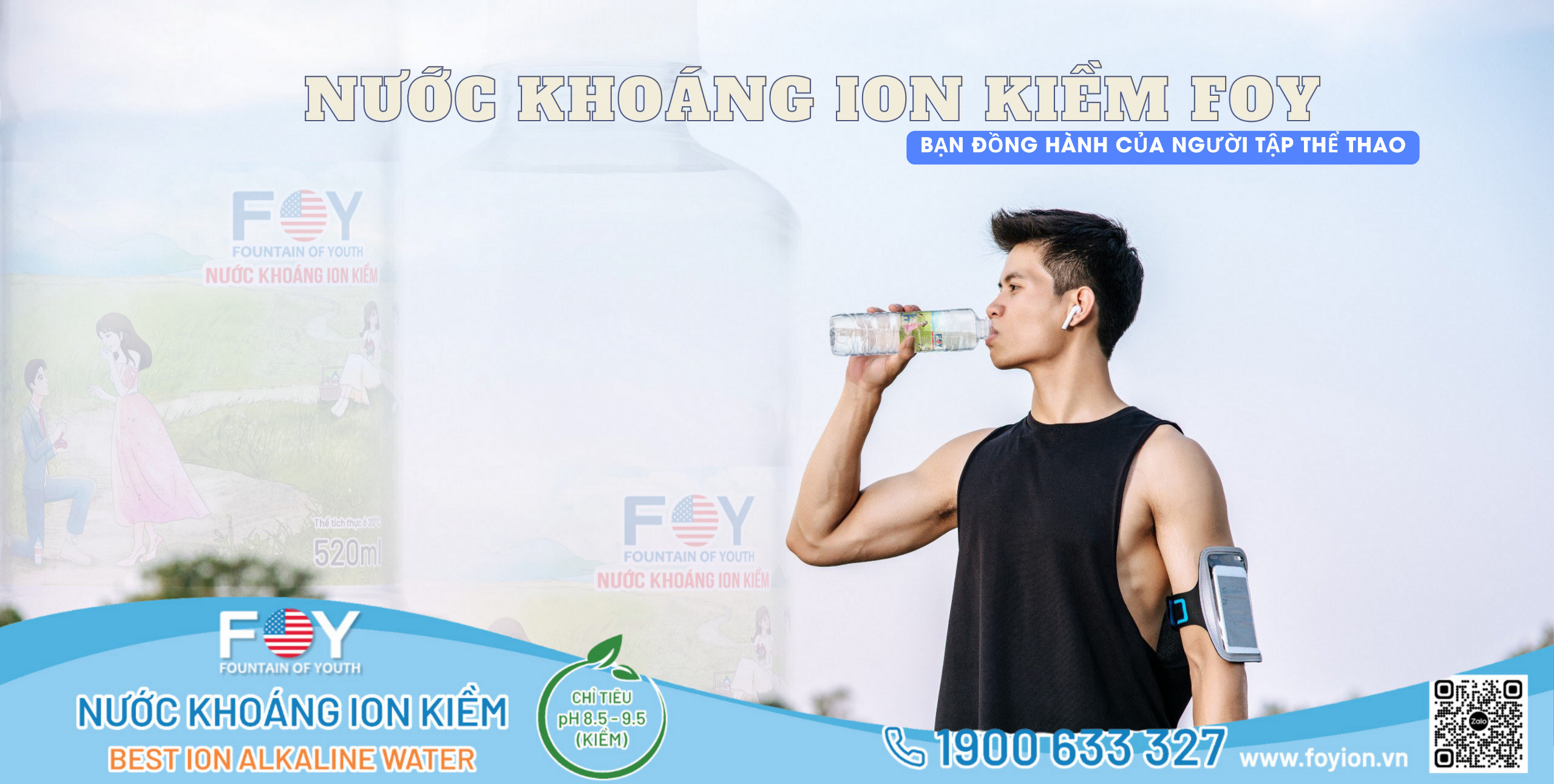 Top các loại nước khoáng ION kiềm dùng trong thể thao