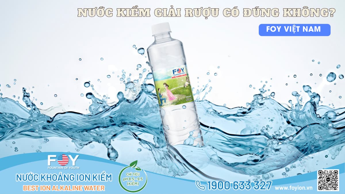 TÌM HIỂU VỀ NƯỚC KIỀM GIẢI RƯỢU TẠI TP HCM