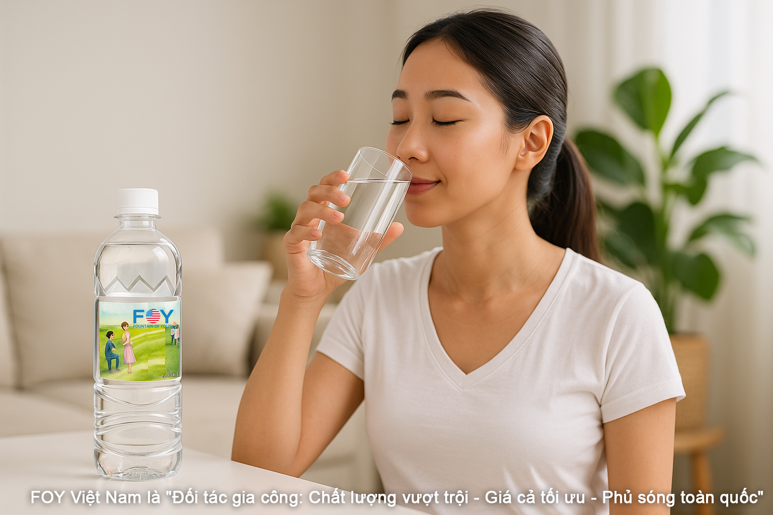 Ngăn ngừa cúm mùa với nước ion kiềm đóng chai