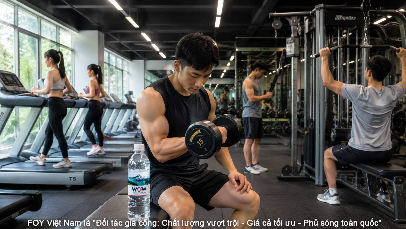 Nước Đóng Chai Cho Sân Gym: Giải Pháp Tối Ưu Nâng Tầm Dịch Vụ & Giữ Chân Hội Viên