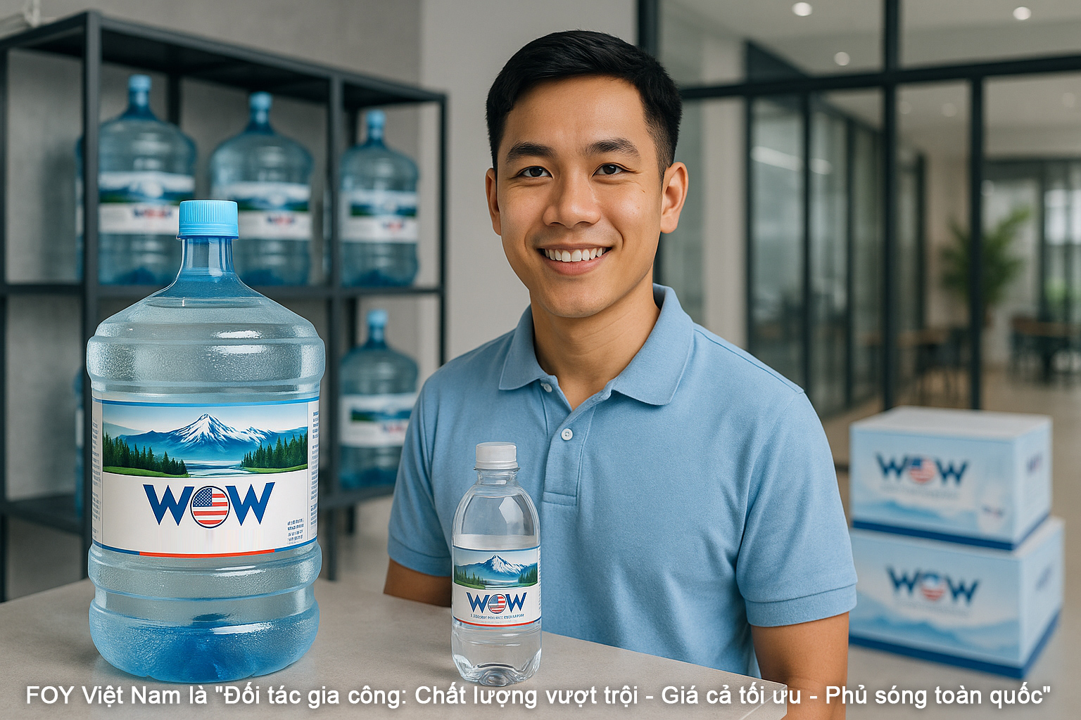 Nguồn Cung Cấp Nước Tinh Khiết Uy Tín Toàn Quốc Từ FOY Việt Nam