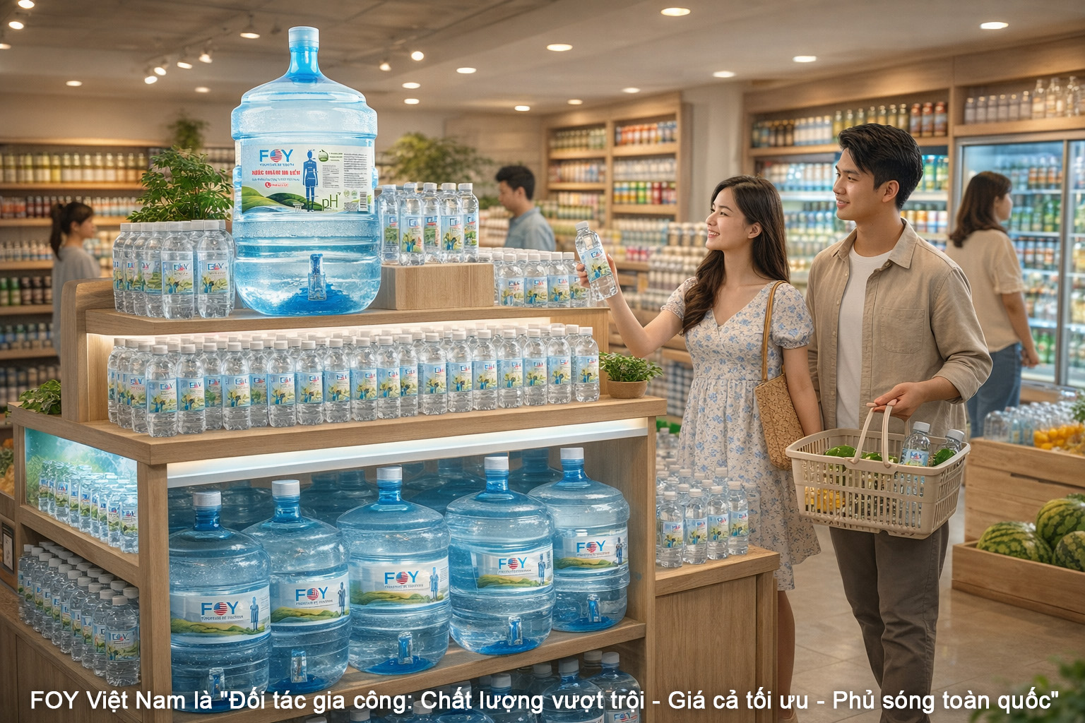 Nhà Phân Phối Nước Uống Đóng Chai FOY Việt Nam – Cơ Hội Kinh Doanh Lợi Nhuận Cao, Chiết Khấu Đến 45%