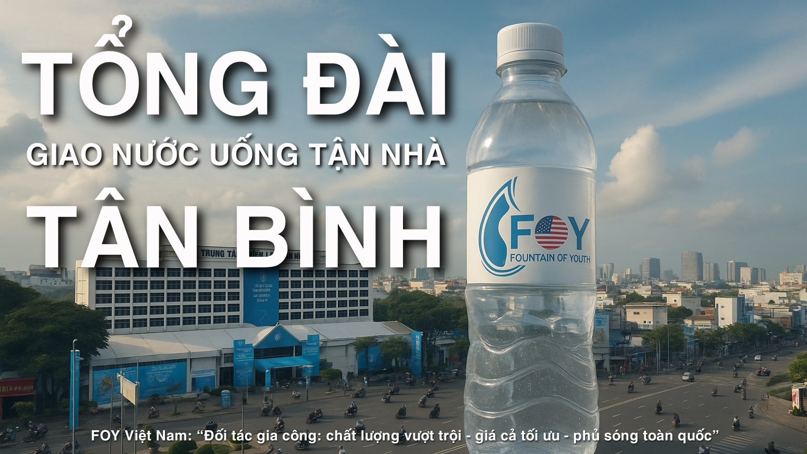 Tổng đài giao nước uống tận nhà Tân Bình miễn phí