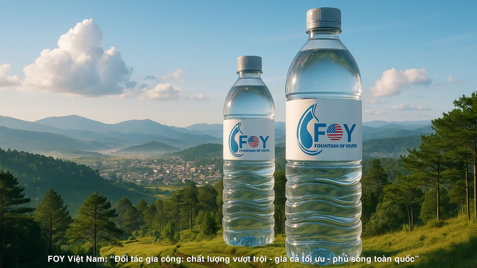 Nhận gia công nước đóng chai theo yêu cầu tại Đắk Nông