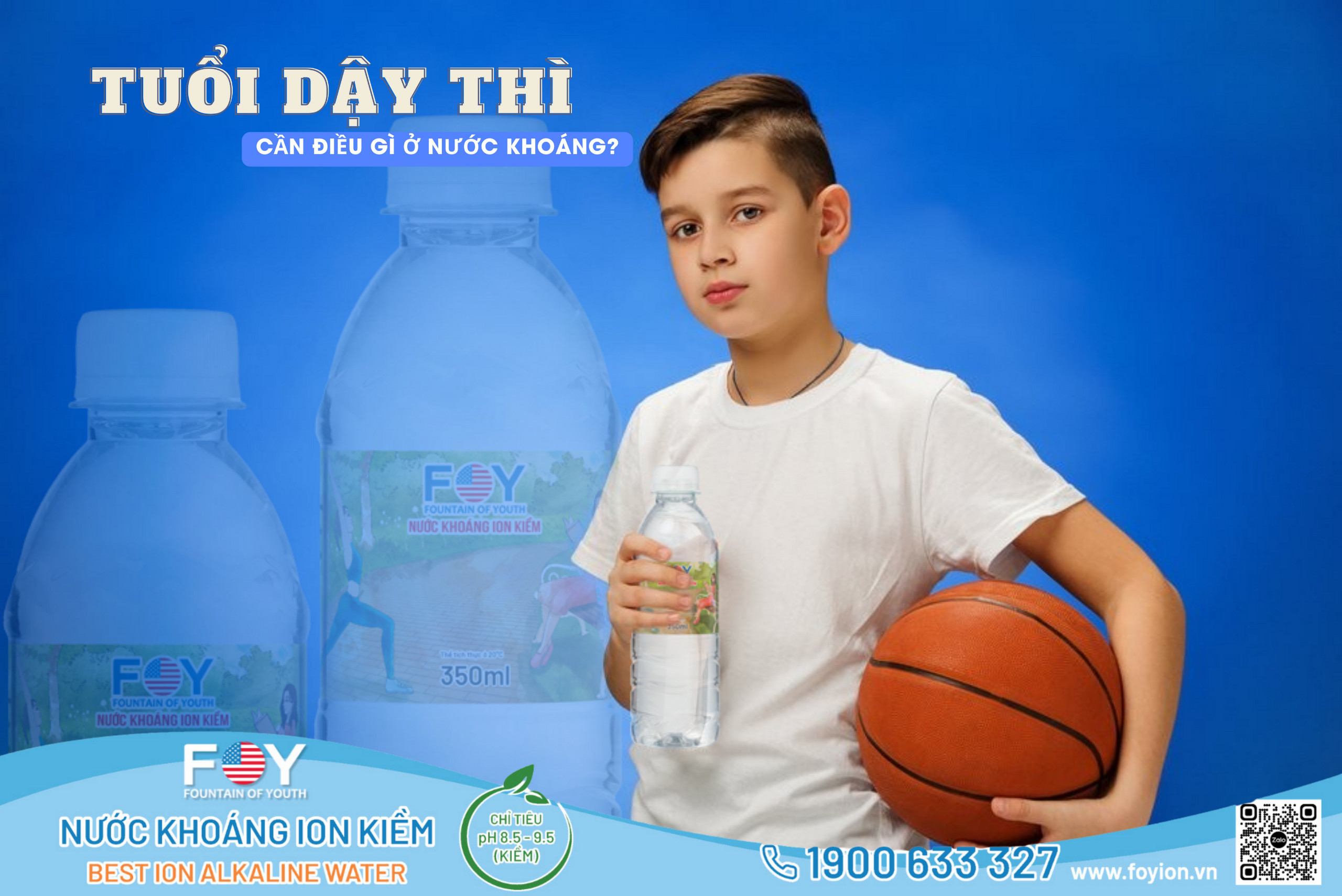 Cách chọn nước khoáng cho trẻ em tuổi dậy thì