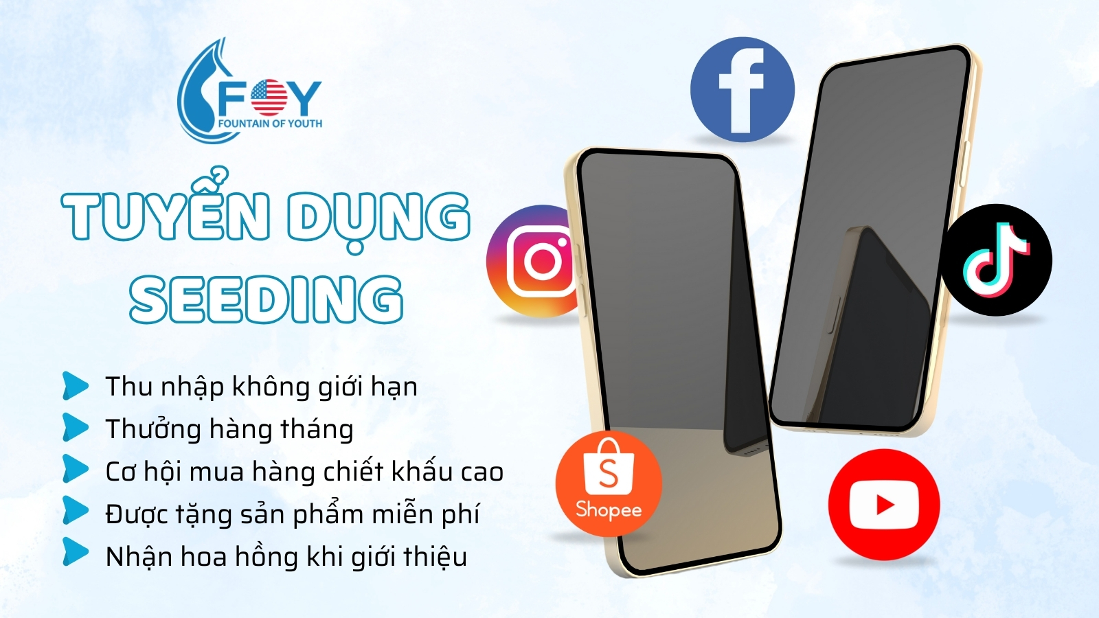 ✨ FOY VIỆT NAM TUYỂN TEAM SEEDING - VỪA LÀM VỪA VUI, THU NHẬP CỰC HẤP DẪN! ✨