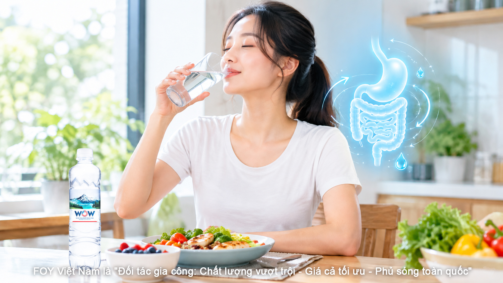 Uống đủ nước có giúp tiêu hóa tốt hơn không?