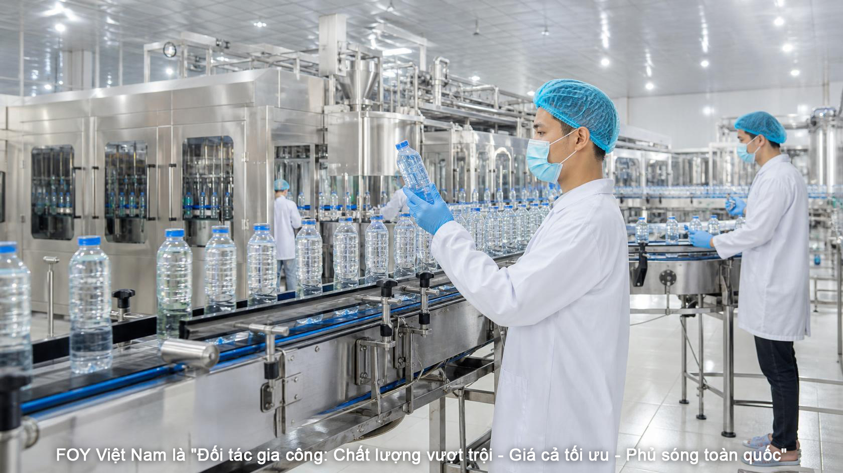 Xưởng gia công nước uống tinh khiết: Tiêu chí chọn đối tác OEM phù hợp