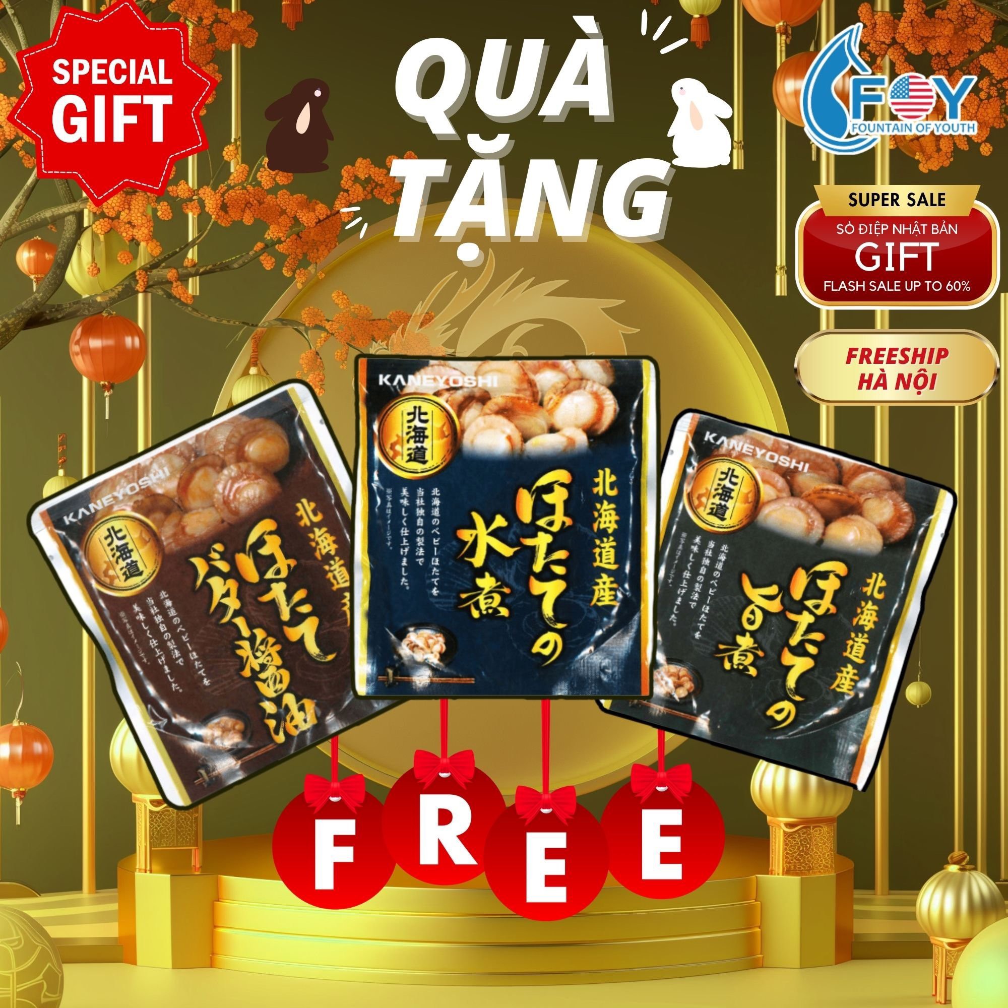 QUÀ TẶNG HẤP DẪN THAY LỜI TRI ÂN  KHÁCH HÀNG FOY VIỆT NAM TẠI HÀ NỘI