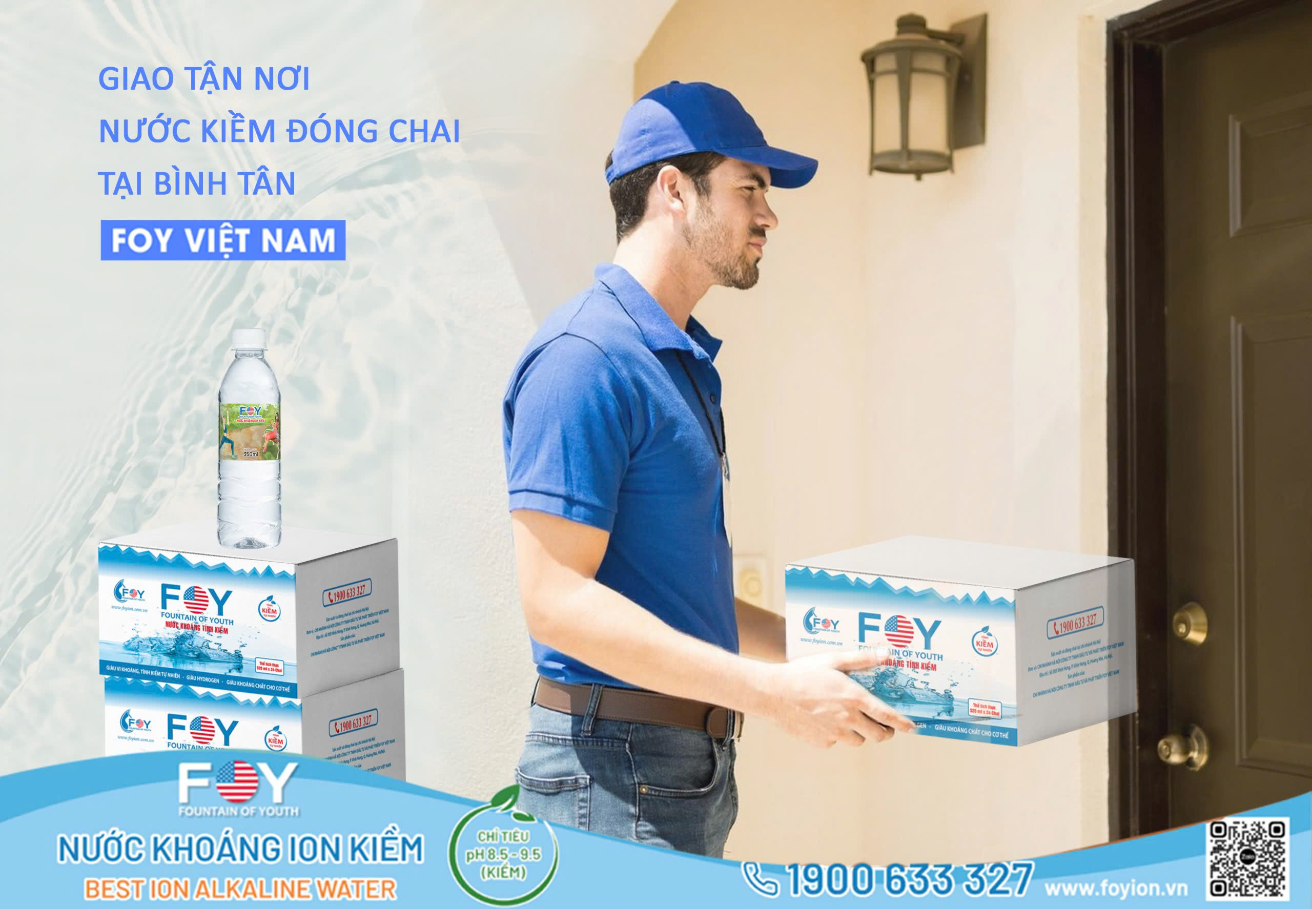 Giao Tận Nơi Nước Kiềm Đóng Chai Tại Bình Tân