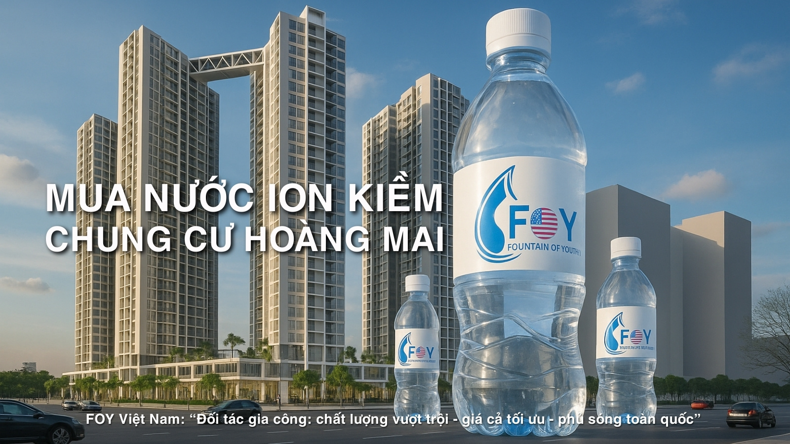 Mua nước ion kiềm ở đâu tại chung cư Hoàng Mai
