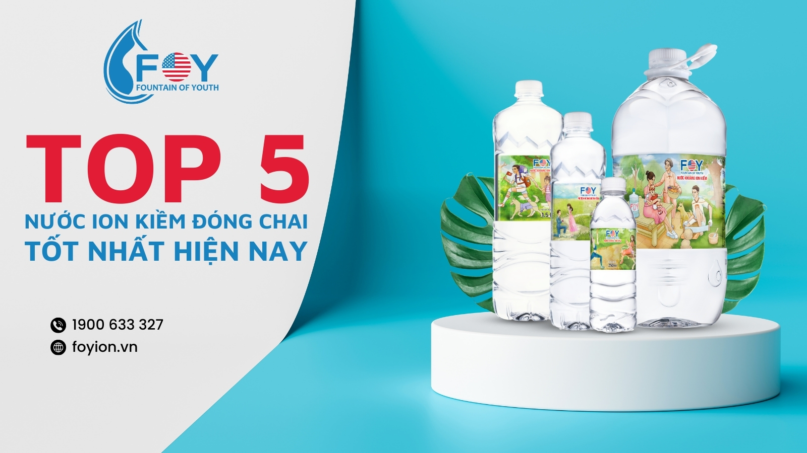 Top 5 loại nước ion khoáng kiềm đóng chai tốt nhất hiện nay