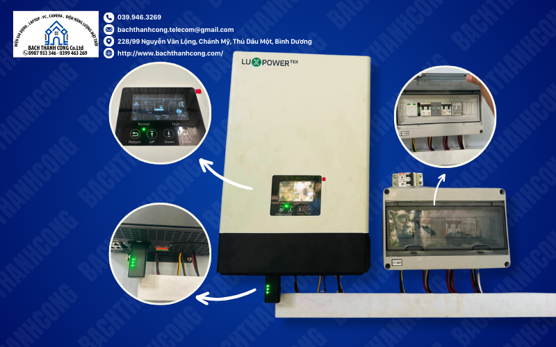 Hệ thống điện năng lượng mặt trời 5kW không lưu trữ