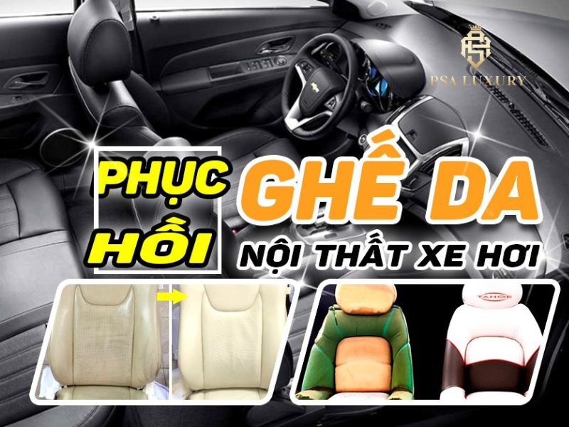 Lợi ích của việc sơn phục hồi đồ da nội thất ô tô: Tiết kiệm chi phí, bảo vệ môi trường