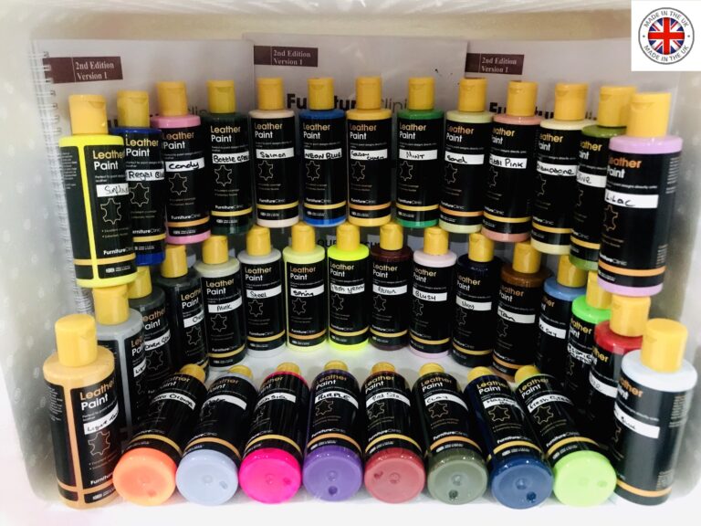 Màu sơn túi da và giày da - Leather Paint (52 màu)