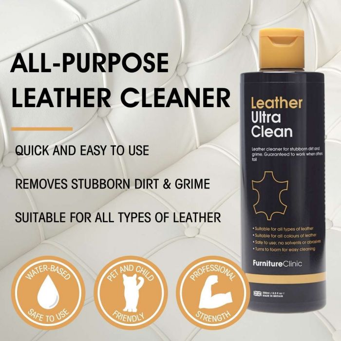 Vệ sinh ghế da & đồ da – Leather Ultra Clean 100ml - 5 lít