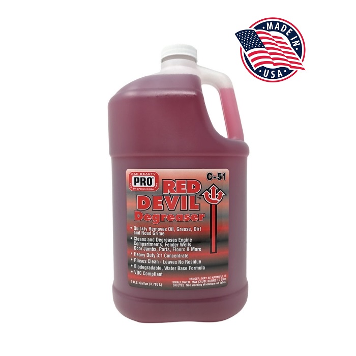 Dung dịch xử lý vết dầu mỡ trên động cơ - Red Devil Degreaser ( 3:1)