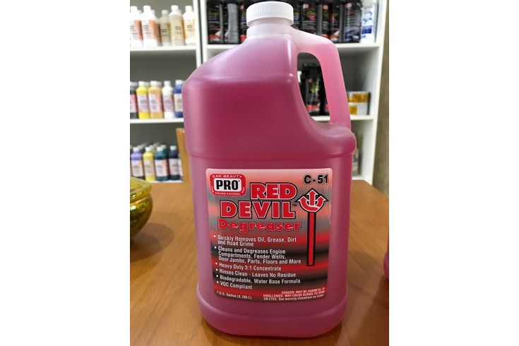 Dung dịch xử lý vết dầu mỡ trên động cơ - Red Devil Degreaser ( 3:1)