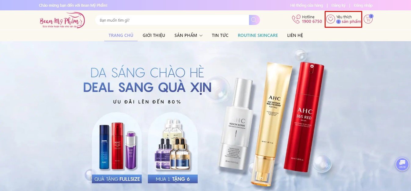 Sản phẩm yêu thích