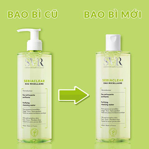 Tẩy trang SVR Sebiaclear Eau Micellaire sạch sâu