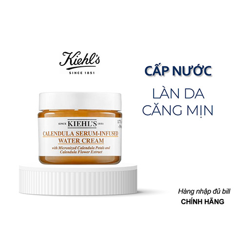 Kem dưỡng cấp ẩm Kiehl's Calendula Serum-Infused Water Cream