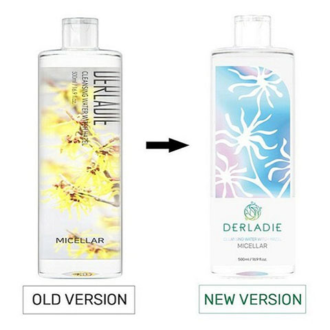 Nước tẩy trang sạch sâu Derladie Cleansing Water Witch Hazel 500ml